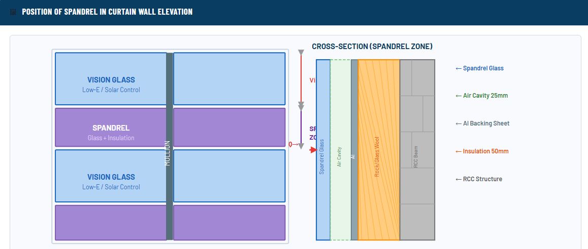 Spandrel Panels in Curtain Wall Facades