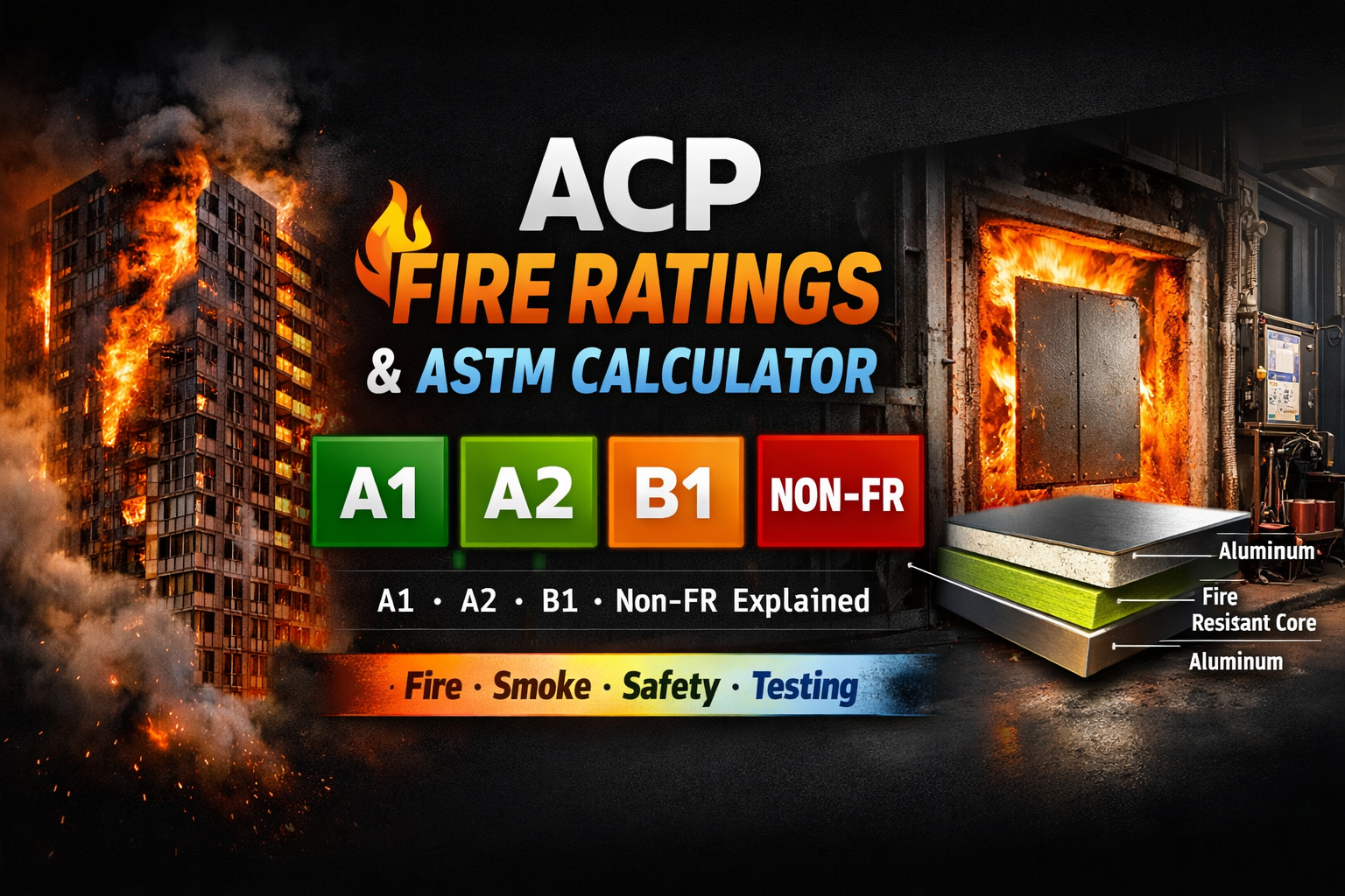 ACP Fire Rating Guide & ASTM Fire Calculator