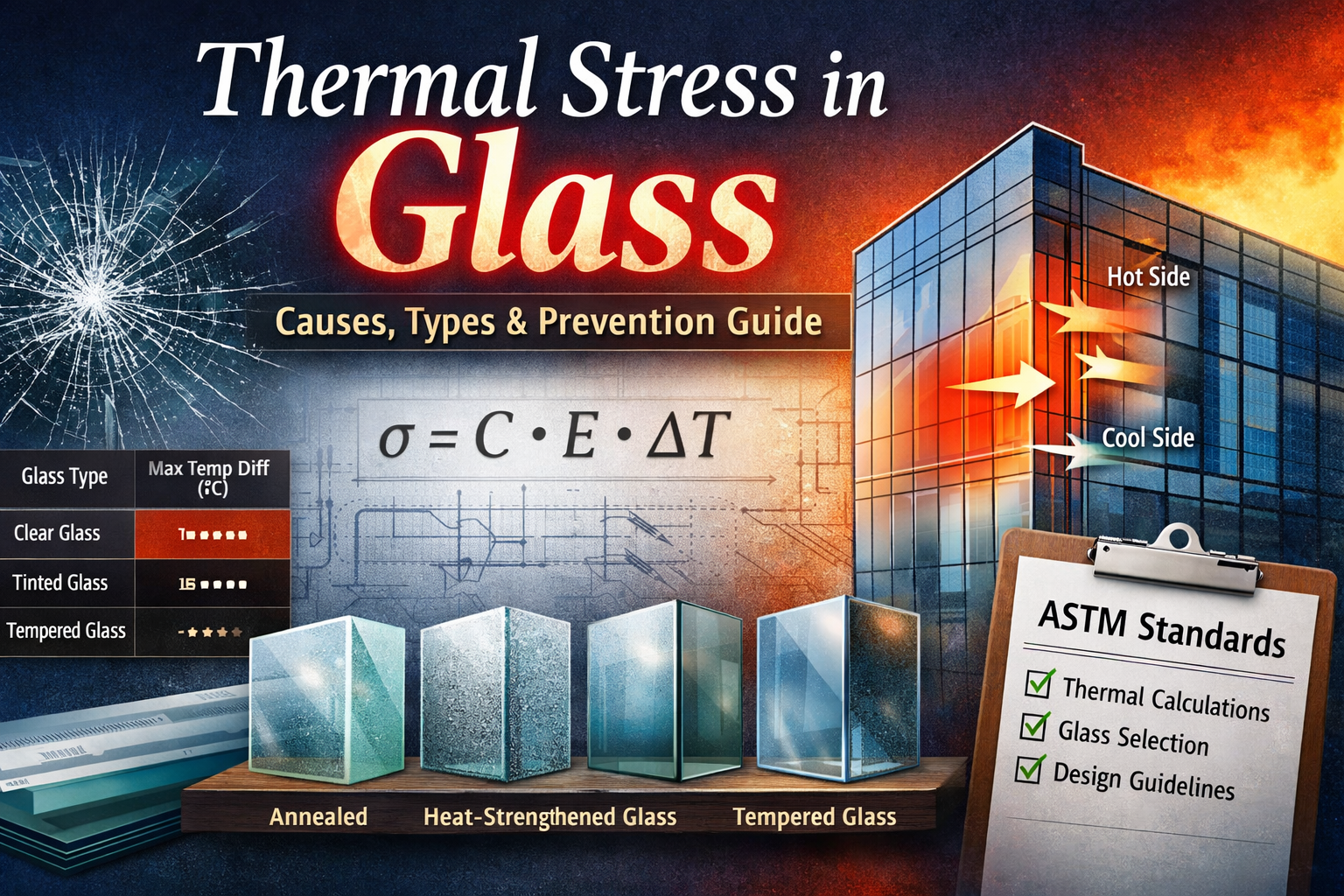 Thermal Stress in Glass: Causes, Types & Prevention Guide