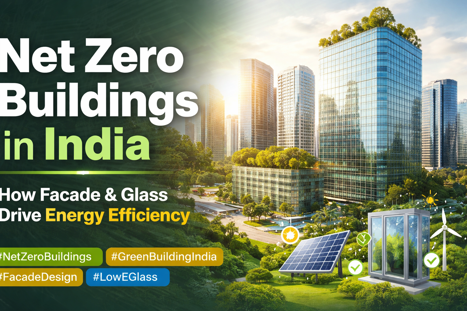 Net Zero Buildings in India: How Facade & Glass Drive Energy Efficiency