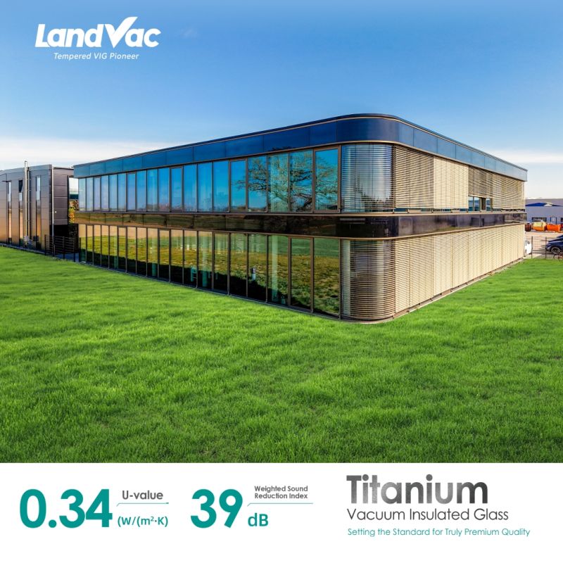 Proven Sustainability: LandVac Titanium VIG in Europe’s First Passive Curtain Wall