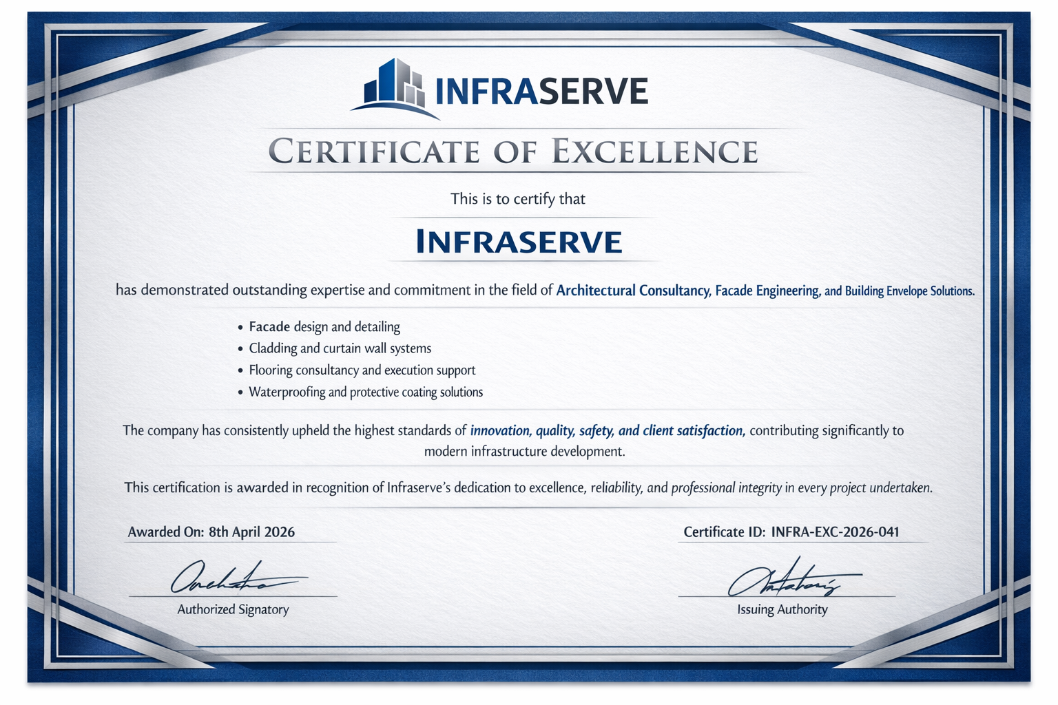Our Certifications