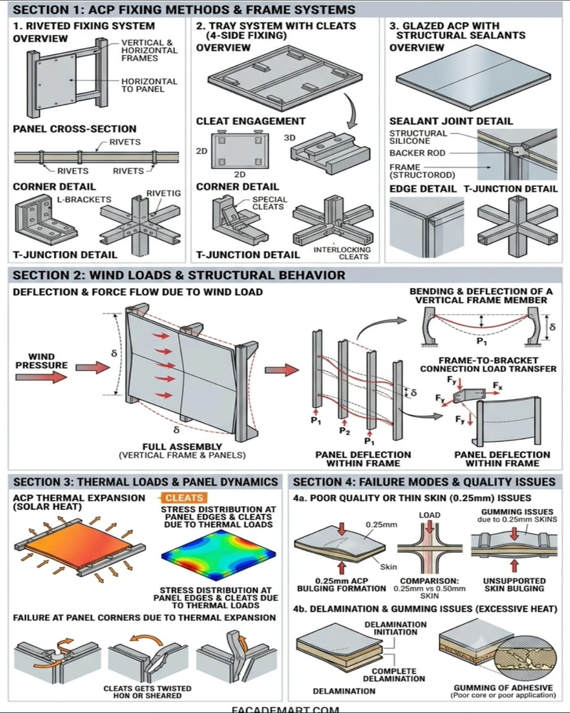 ACP Fixing Methods Structural Behavior