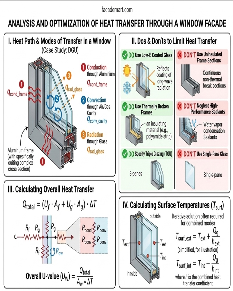 Heat Transfer Window Facade