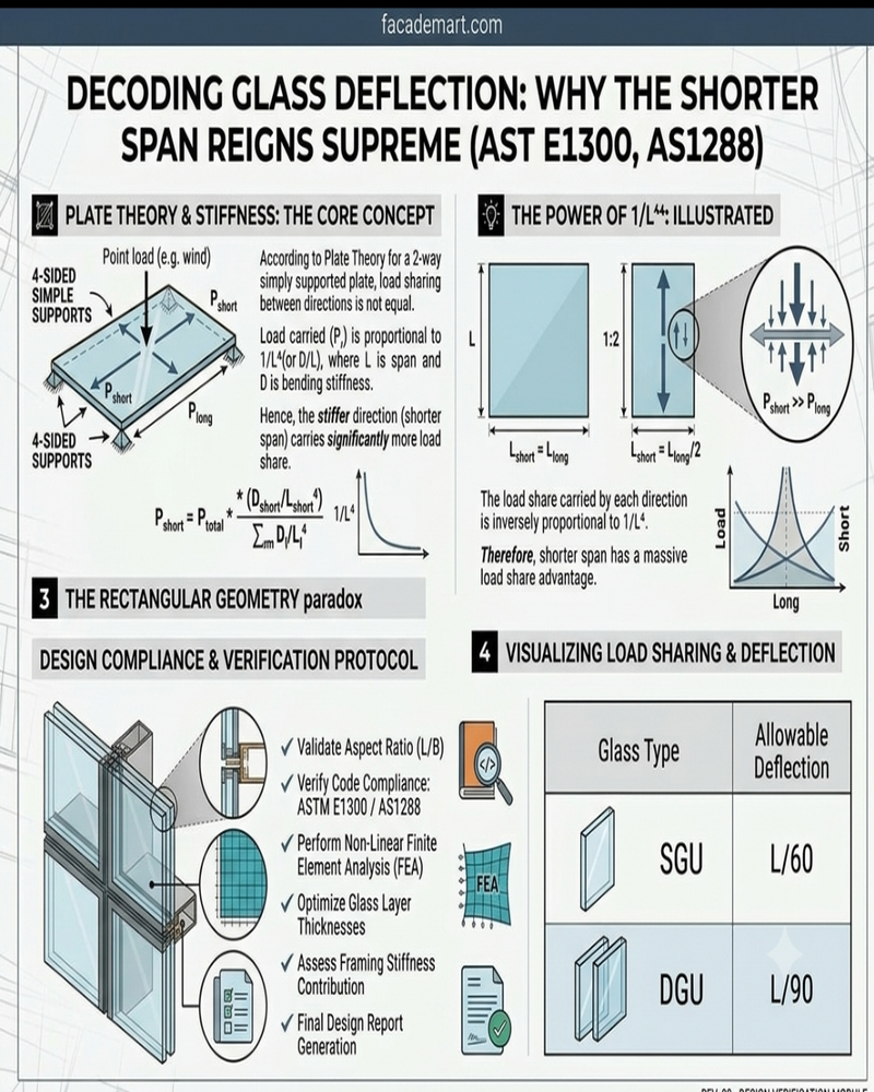 decoding glass deflection : why the shorter span reigns supreme