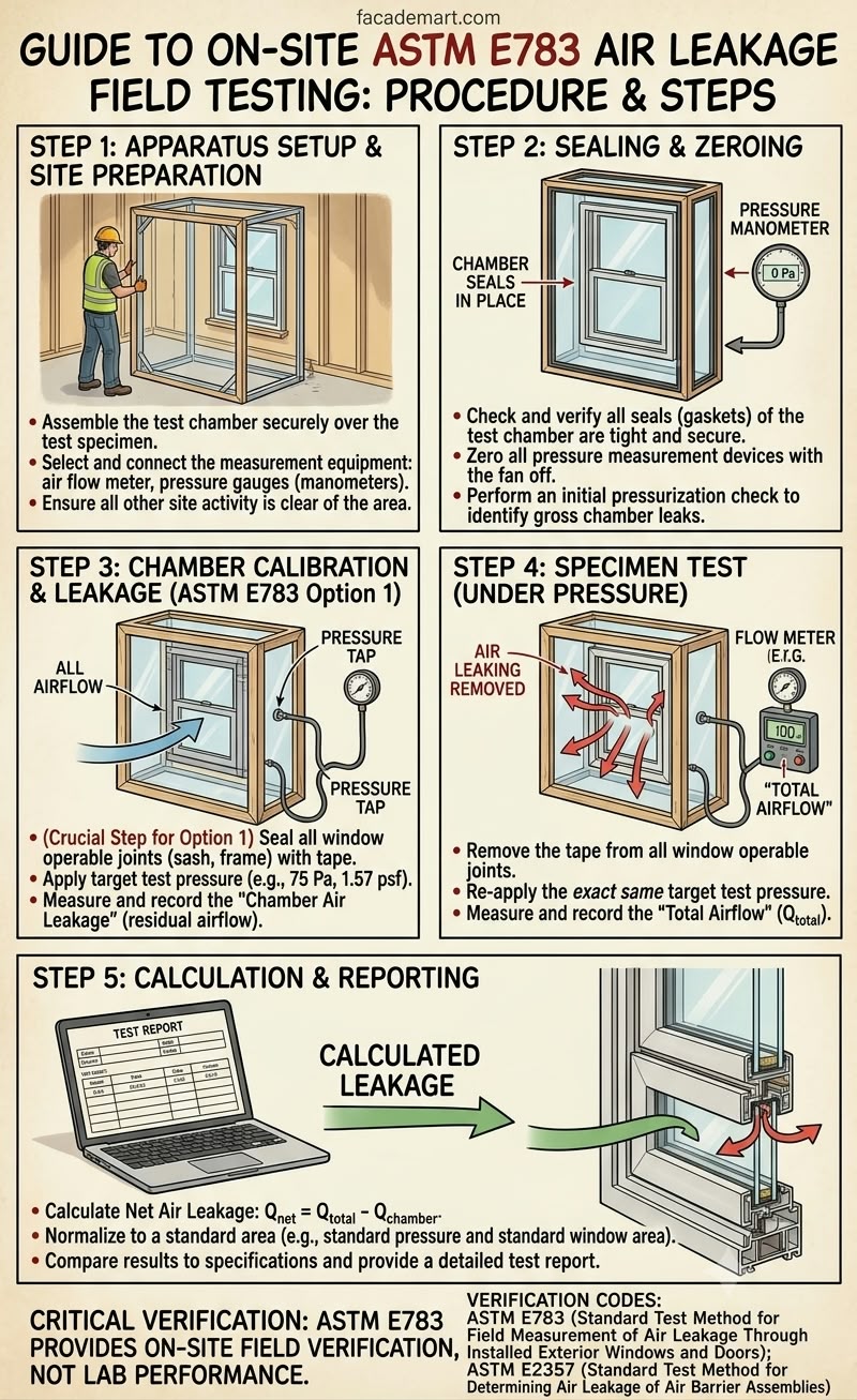 Guide to on site ASTM E783