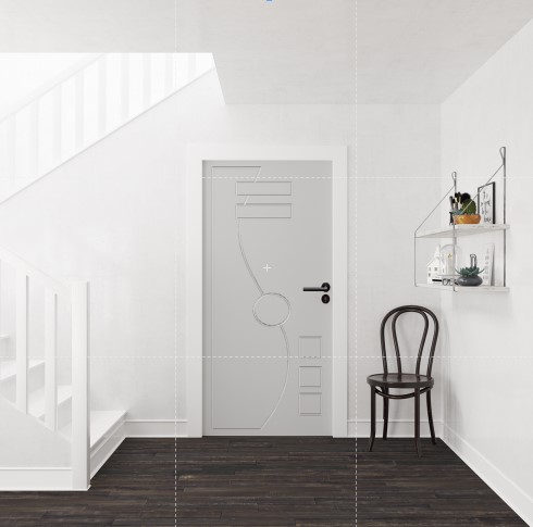 Reynobond india Alstone WPC Routed Doors Hybrid ,Standard Size, Thickness 35 mm