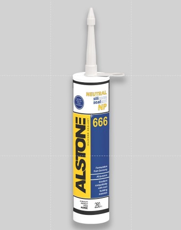 Alstone Neutral Silicone Sealants Np-666 White 280ml