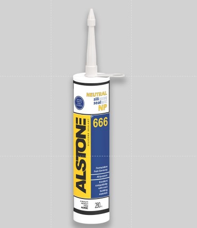 Alstone Neutral Silicone Sealants Np-666 Black 280ml