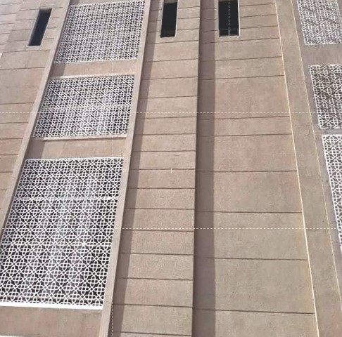 Reynobond india Alstone Wpc Art Jaali 8x4 HYBRID 18mm Frosty white