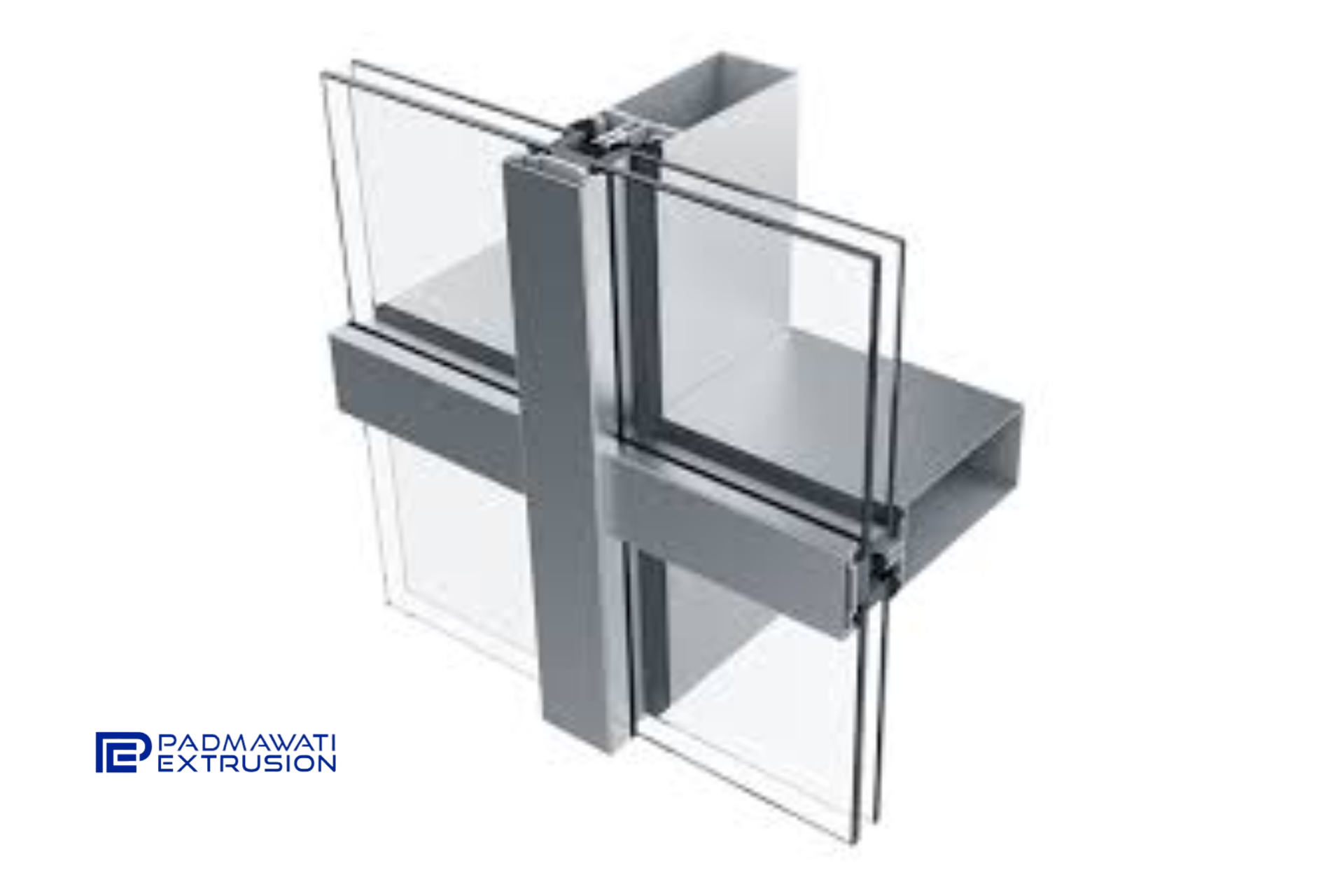 Padmawati Extrusion Pvt. Ltd. I Curtain Wall section - Aluminum Extrusion by Padmawati Extrusion Pvt. Ltd | FacadeMart