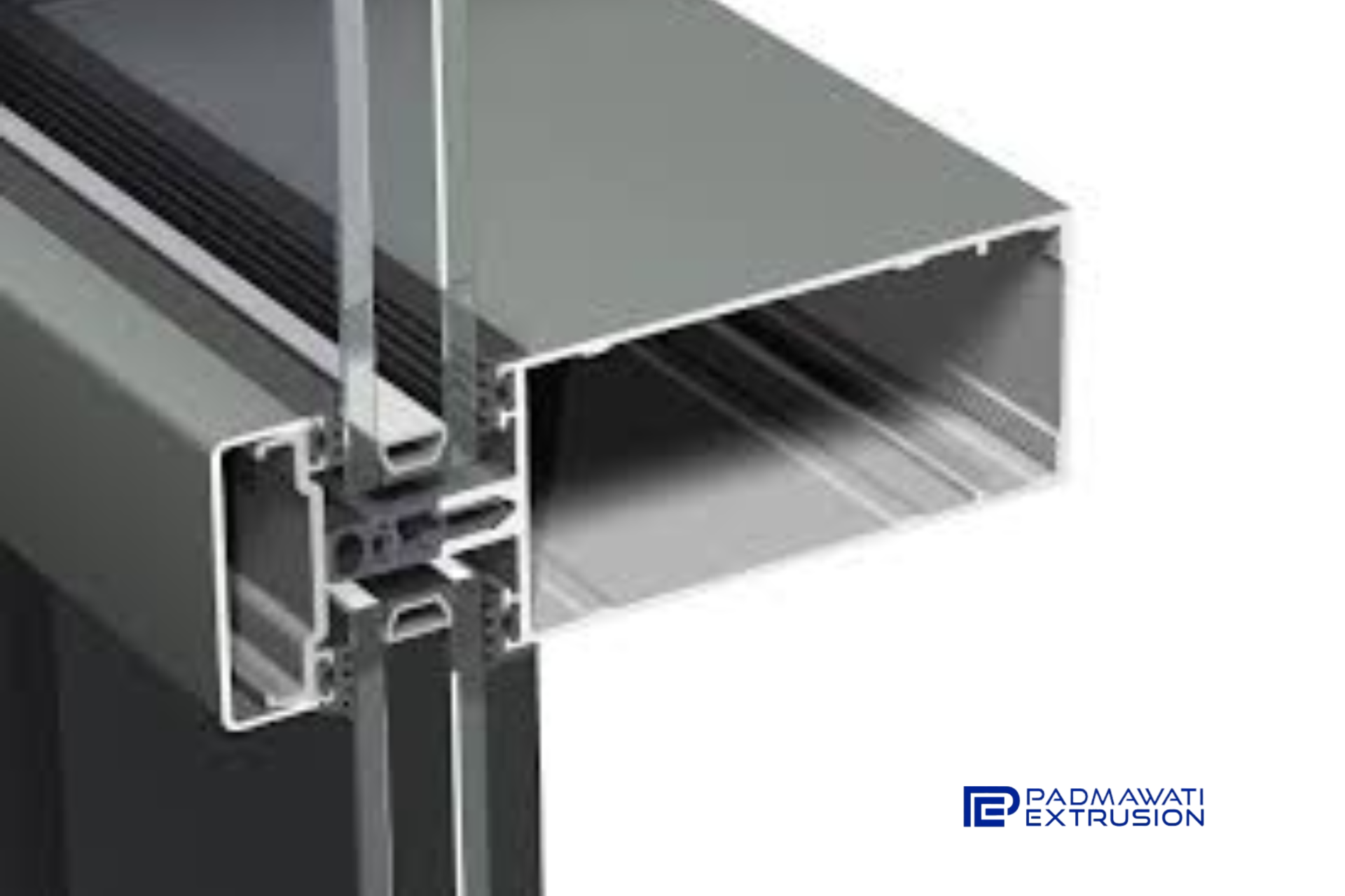 Padmawati Extrusion Pvt. Ltd. I Curtain Wall section - Aluminum Extrusion by Padmawati Extrusion Pvt. Ltd | FacadeMart