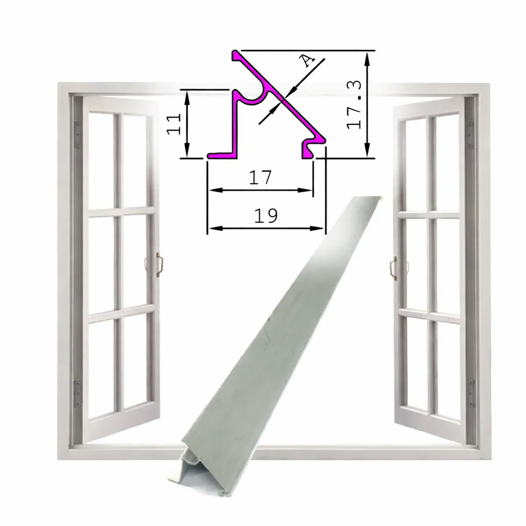 Alpro Extrusions Pvt. Ltd I Glazing Clip (Taper Clip) - Aluminum Extrusion by Alpro Extrusions Pvt. Ltd. | FacadeMart