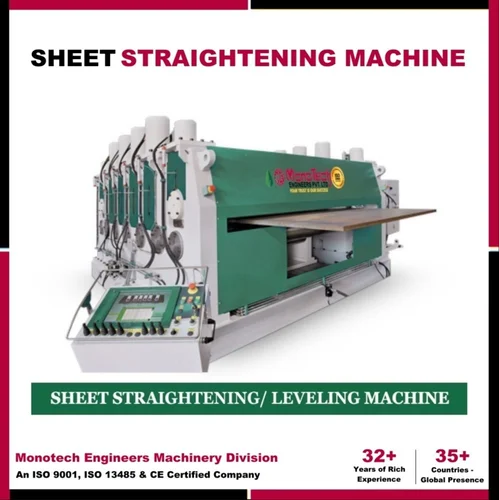 Heavy Duty Straightening Machine for Sheet Metal I Monotech Engineers Private Limited