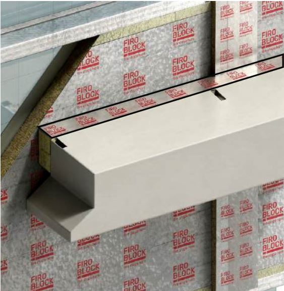 FiroBlock FS I Curtainwall Firestop I FiroBlock