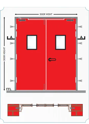 55mm thick metal lead line Door I Supreme Metwood Pvt Ltd