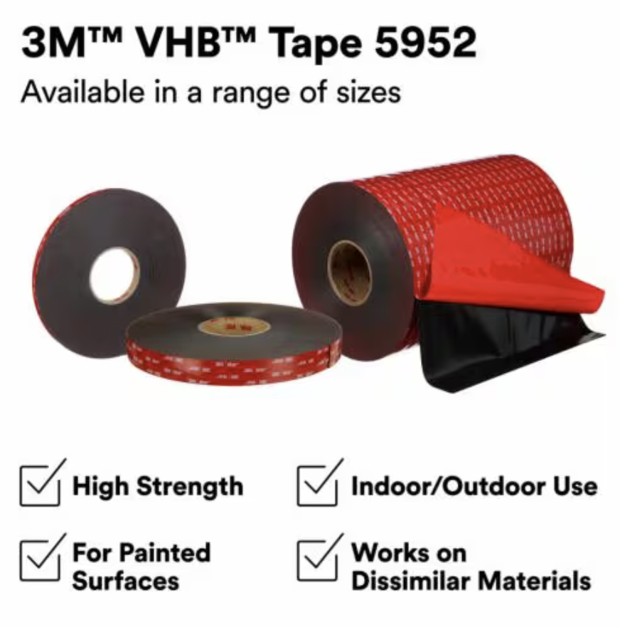 3M 3M 1.1mm VHB Tape 12mmx12Mtr x 1.1mm Thickness