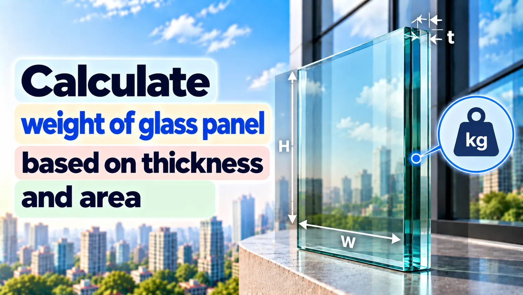 Glass Weight Calculator