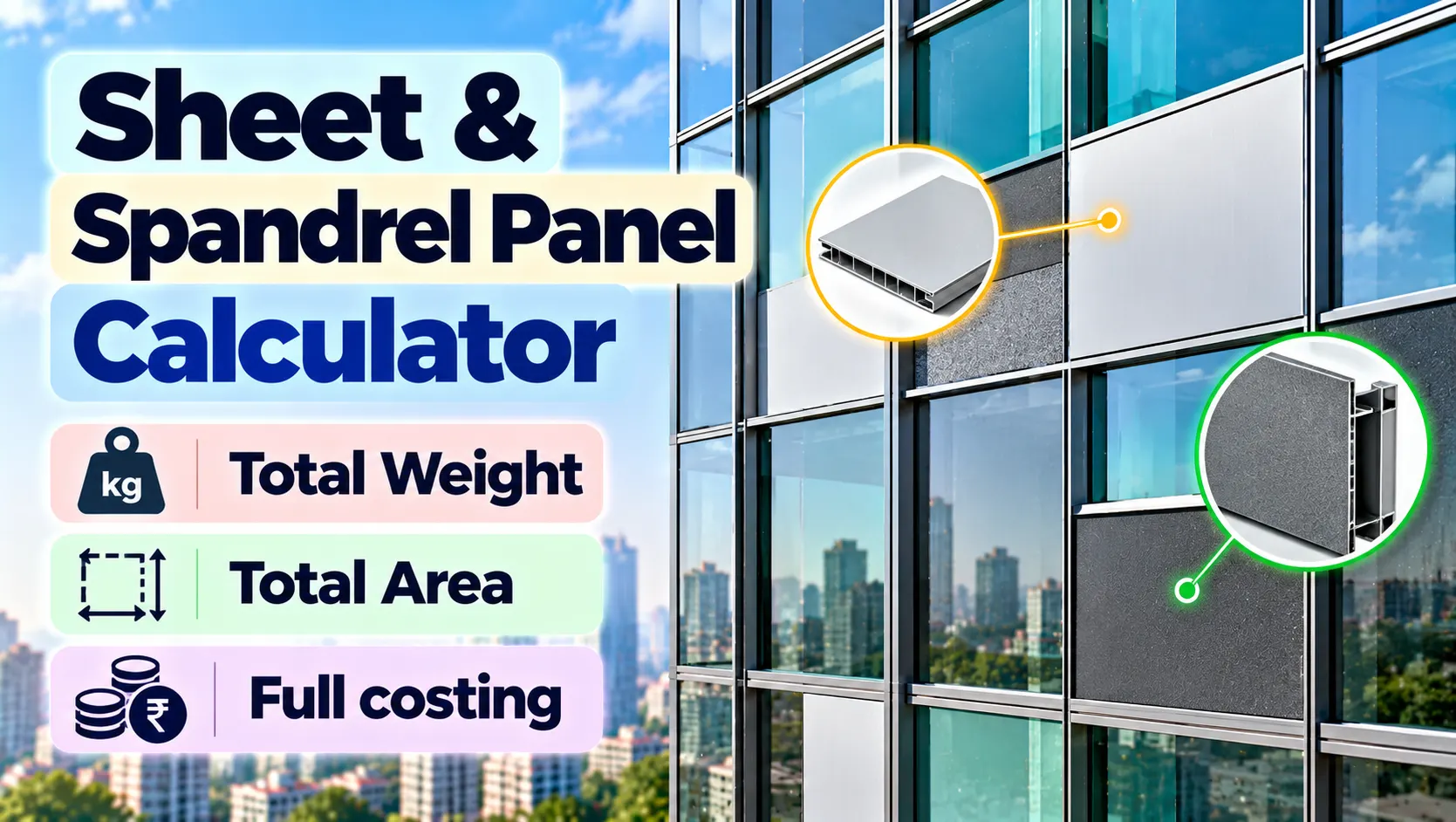 Sheet & Spandrel Panel Calculator